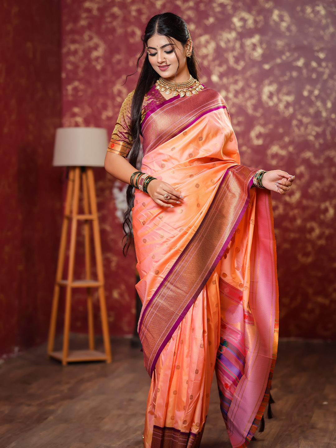 Urban Pallu Woven Design Art Silk Traditional Saree