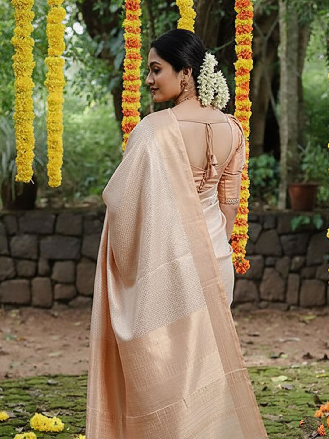 Urban Pallu Woven Design Silk Blend Traditional Saree
