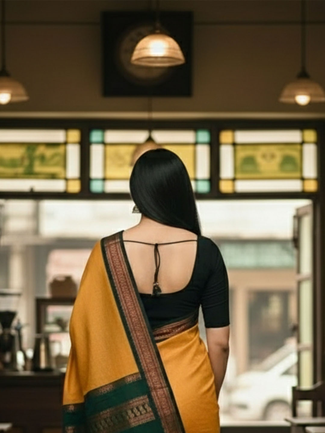 Urban Pallu Woven Design Silk Blend Traditional Saree