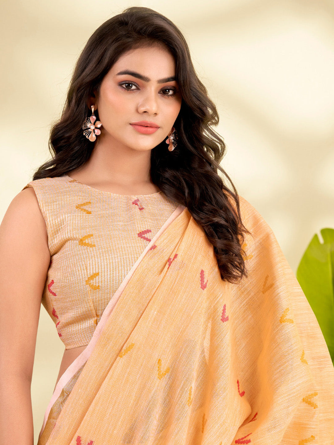 Urban Pallu Woven Design Cotton Blend Daily Saree