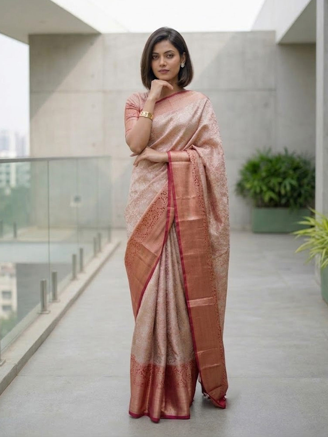 Urban Pallu Woven Design Art Silk Traditional Saree