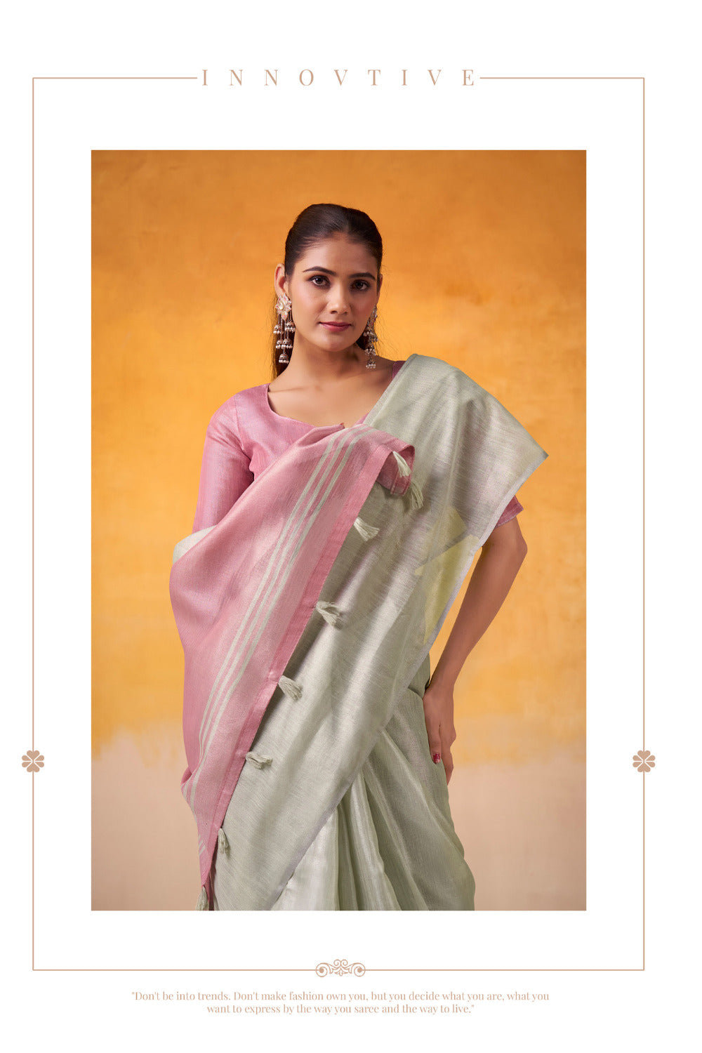 Urban Pallu Woven Design Cotton Blend Daily Saree