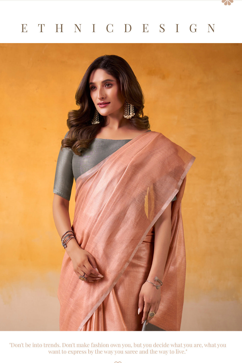 Urban Pallu Woven Design Cotton Blend Daily Saree