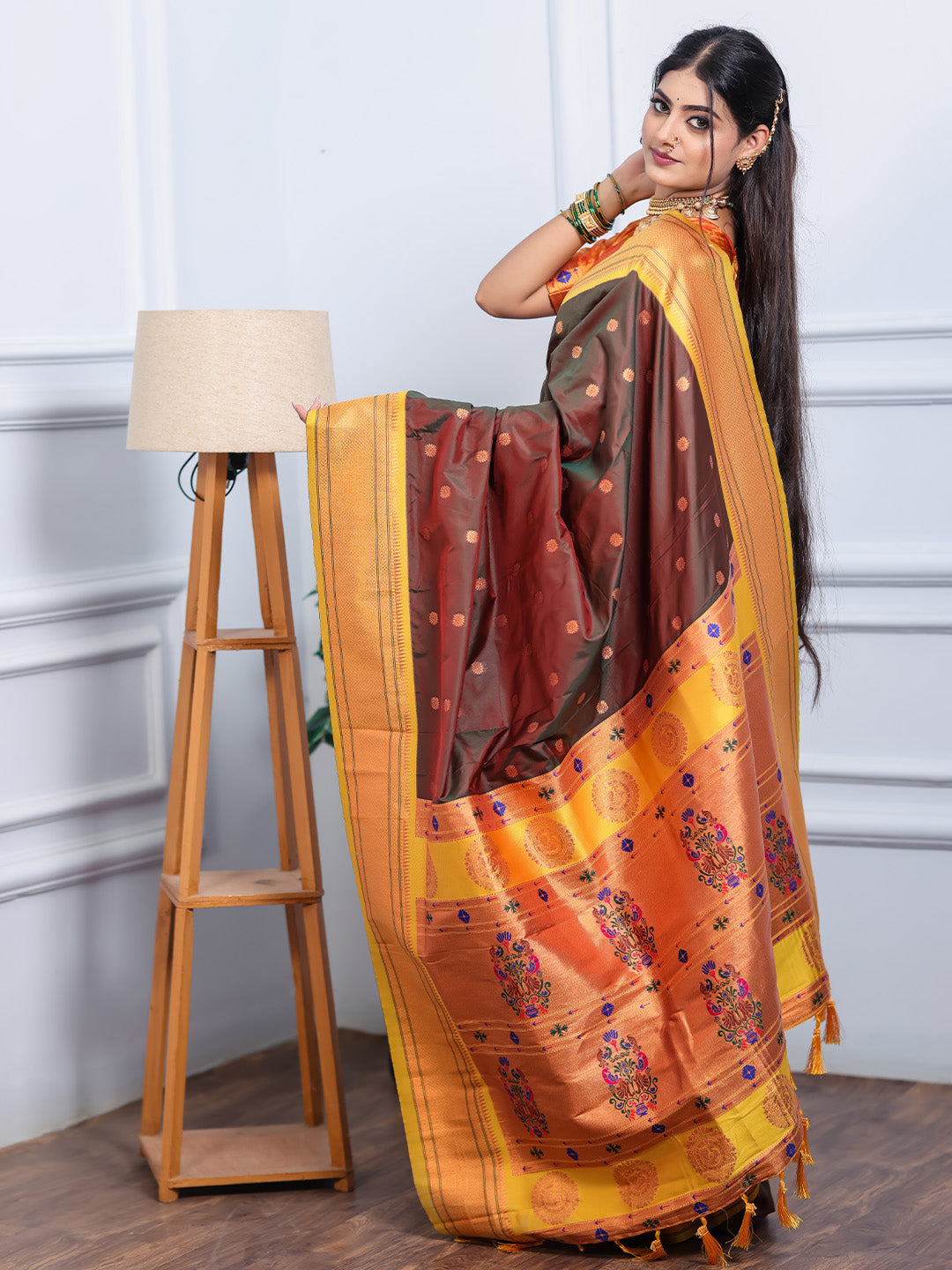 Urban Pallu Woven Design Art Silk Traditional Saree