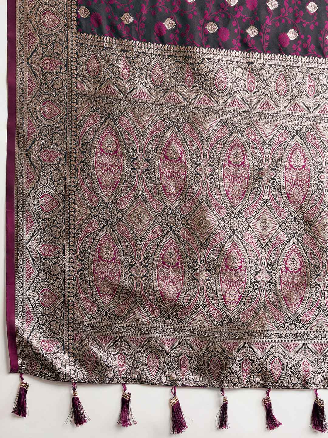 Urban Pallu Woven Design Silk Blend Party Saree