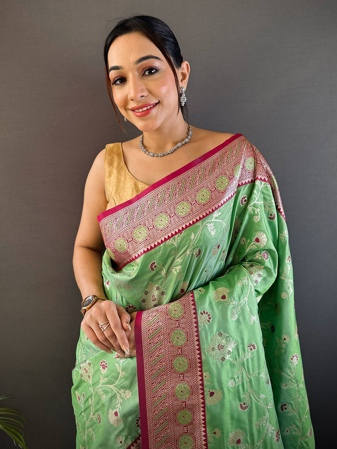 Urban Pallu Woven Design Art Silk Traditional Saree