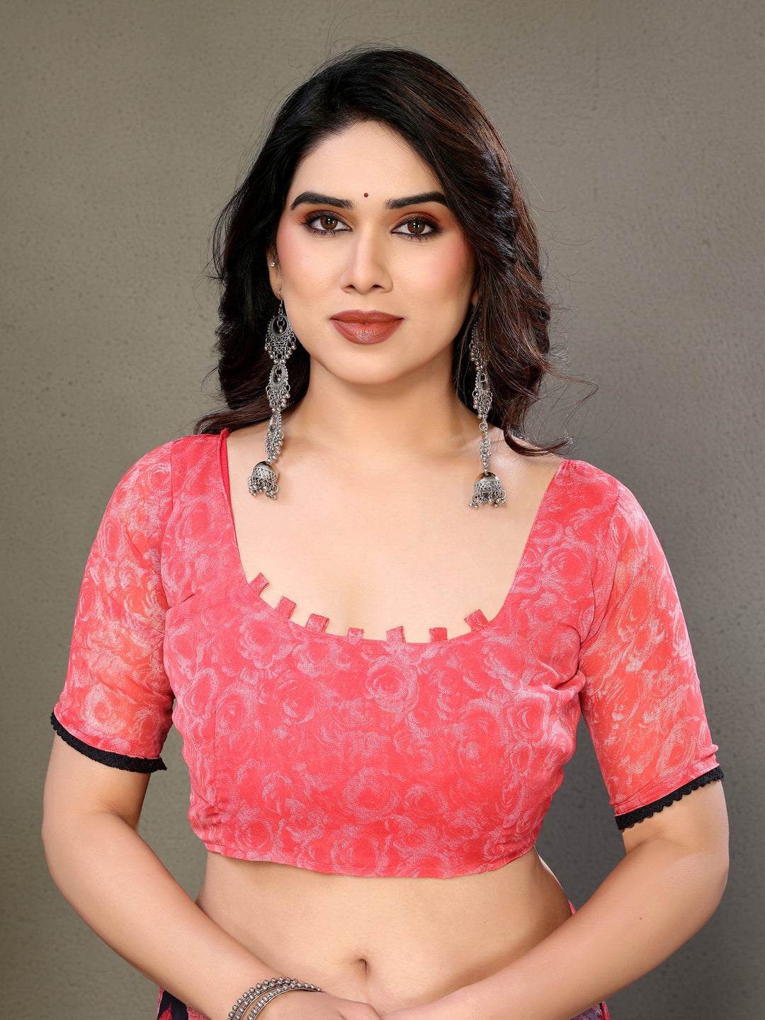 Urban Pallu Woven Design Pure Crepe Work Saree