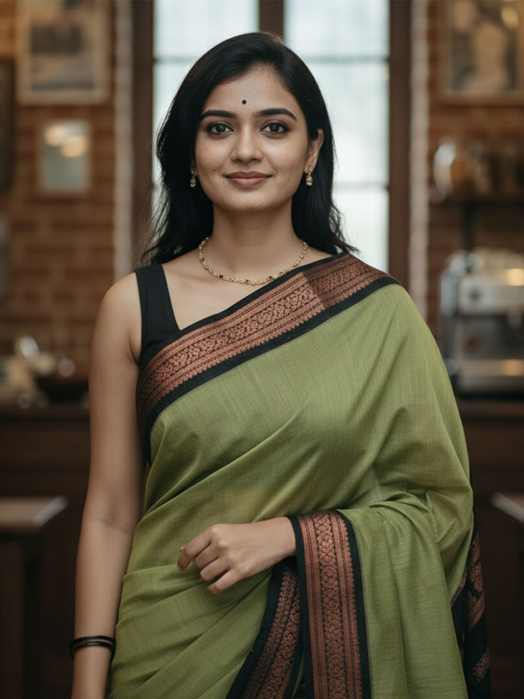 Urban Pallu Woven Design Silk Blend Traditional Saree
