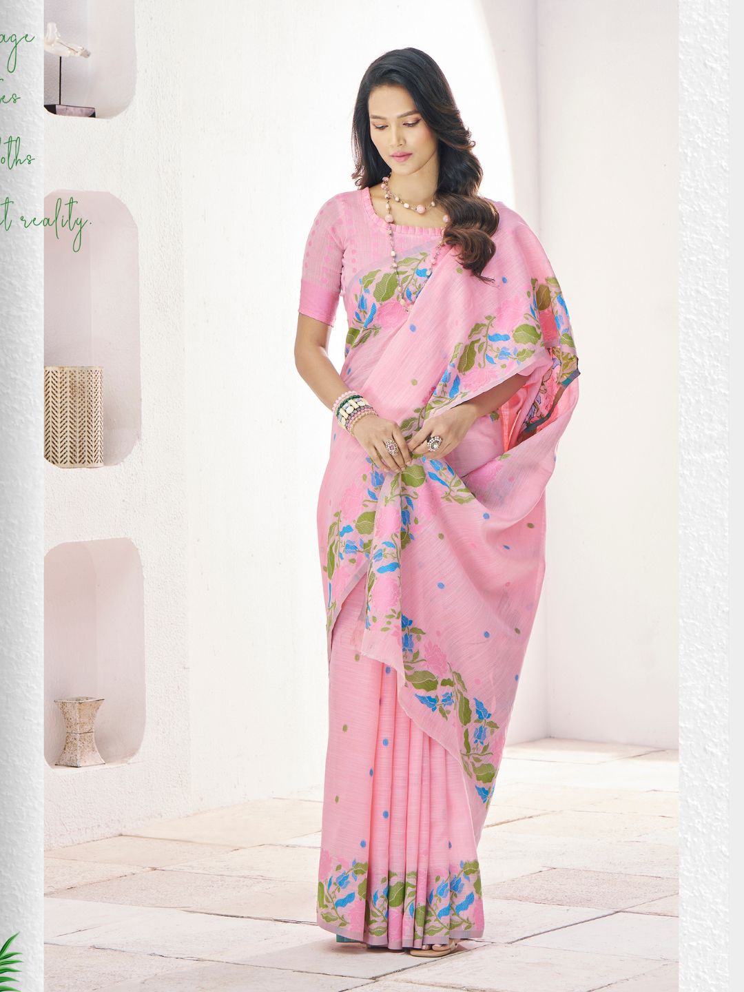 Urban Pallu Woven Design Silk Blend Daily Saree