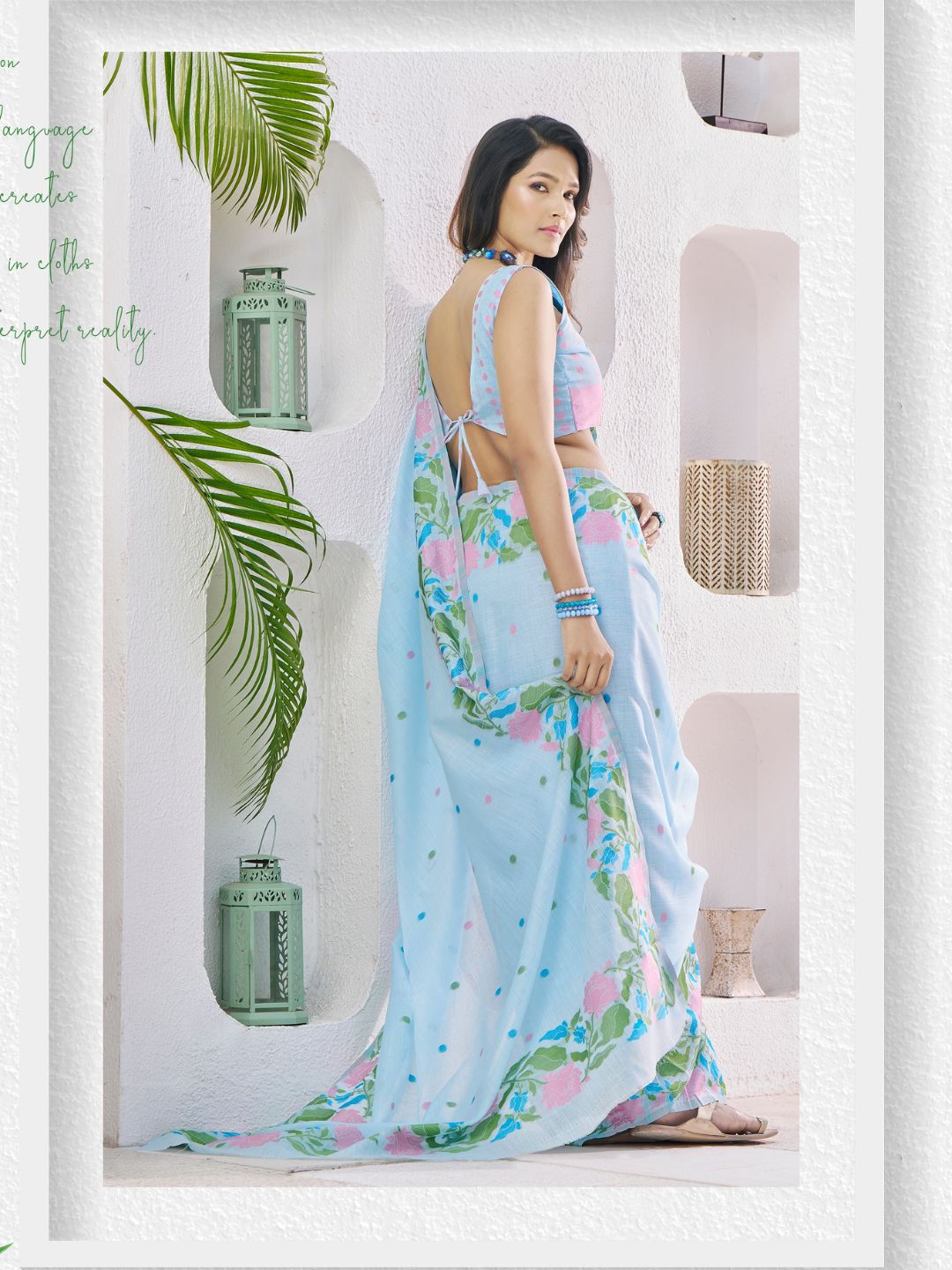 Urban Pallu Woven Design Silk Blend Daily Saree
