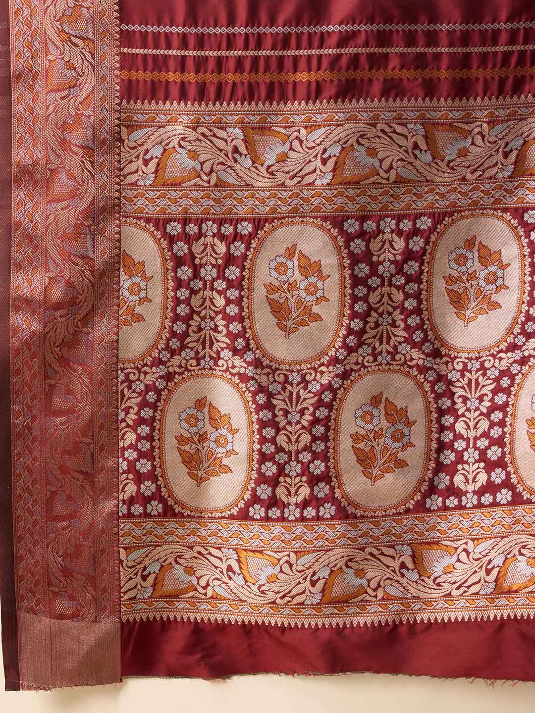 Urban Pallu Woven Design Silk Blend Party Saree