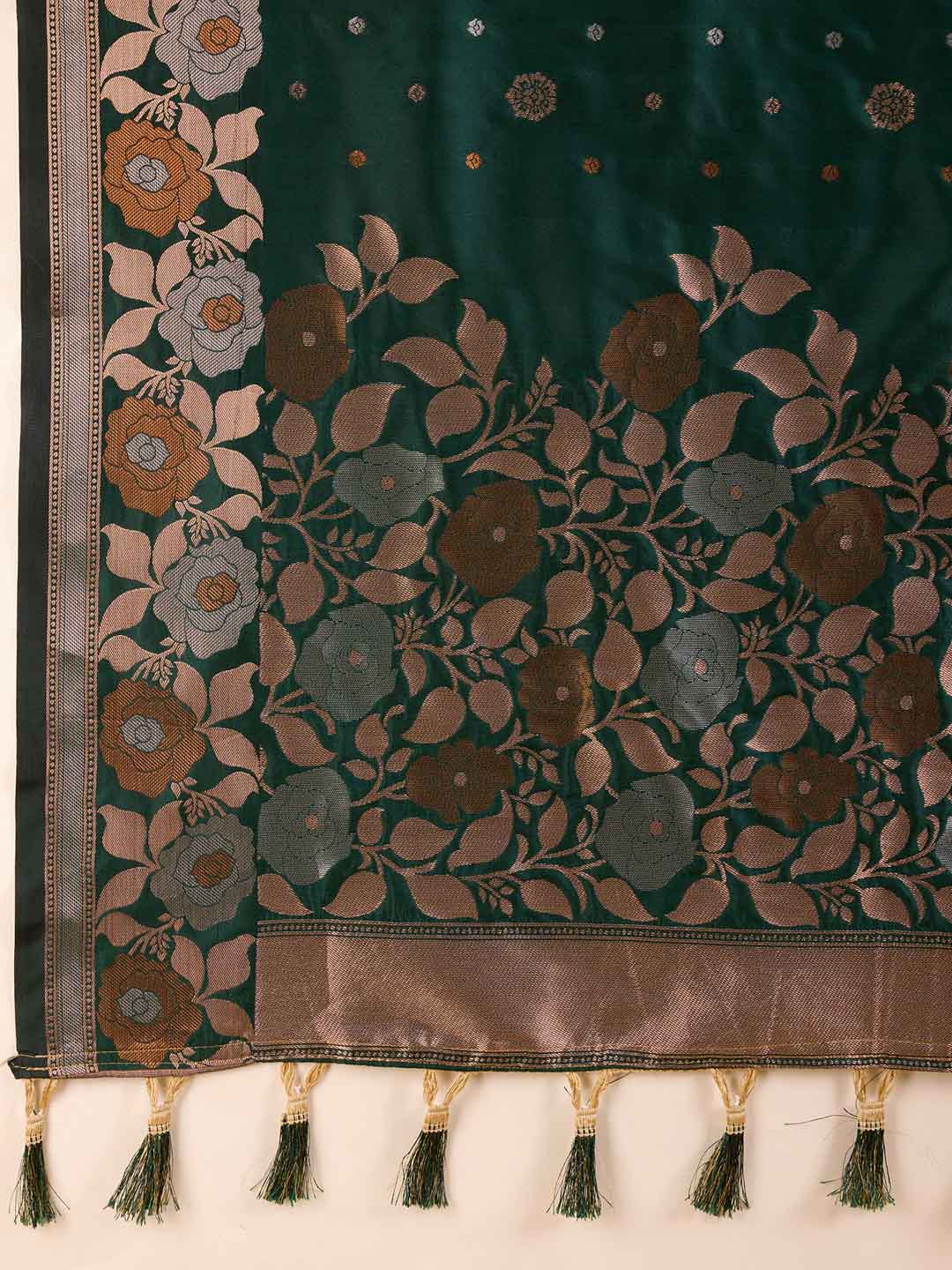 Urban Pallu Woven Design Silk Blend Party Saree