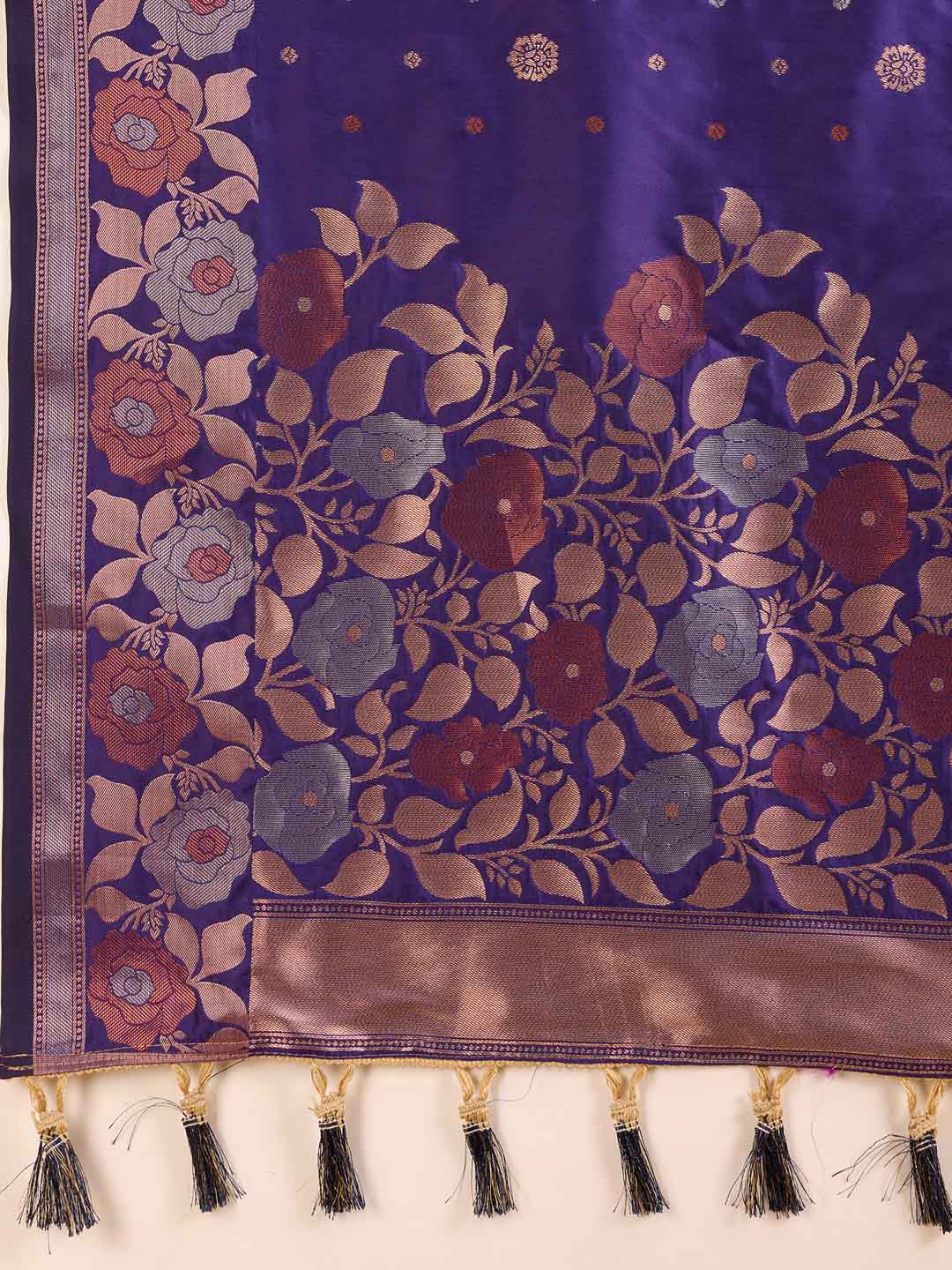 Urban Pallu Woven Design Silk Blend Party Saree