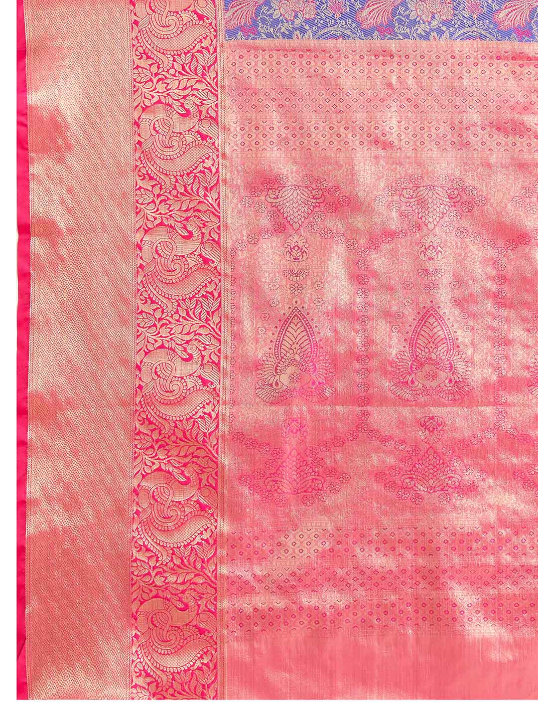 Urban Pallu Woven Design Silk Blend Festive Saree