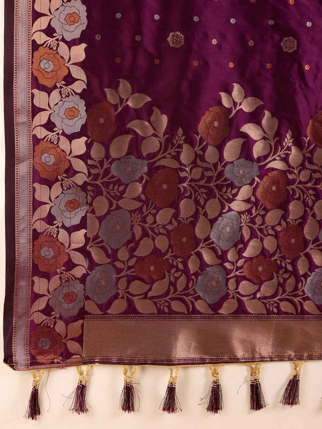 Urban Pallu Woven Design Silk Blend Party Saree