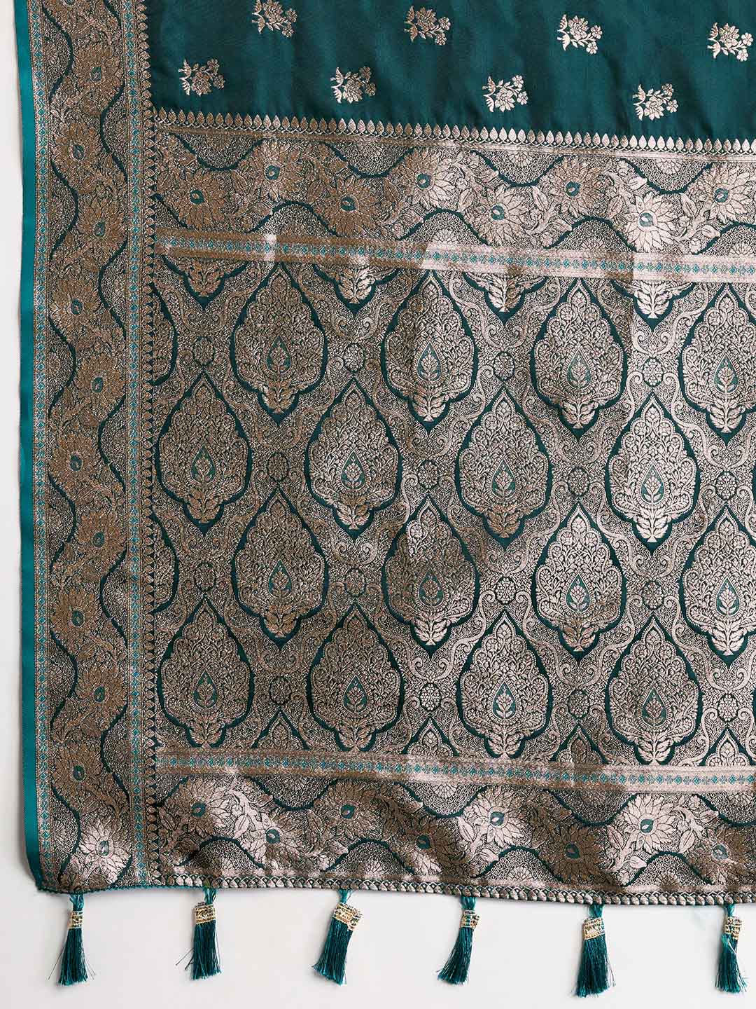 Urban Pallu Woven Design Silk Blend Party Saree