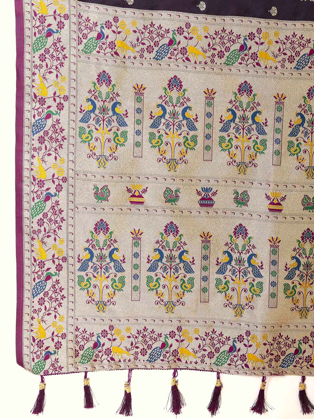 Urban Pallu Woven Design Silk Blend Party Saree