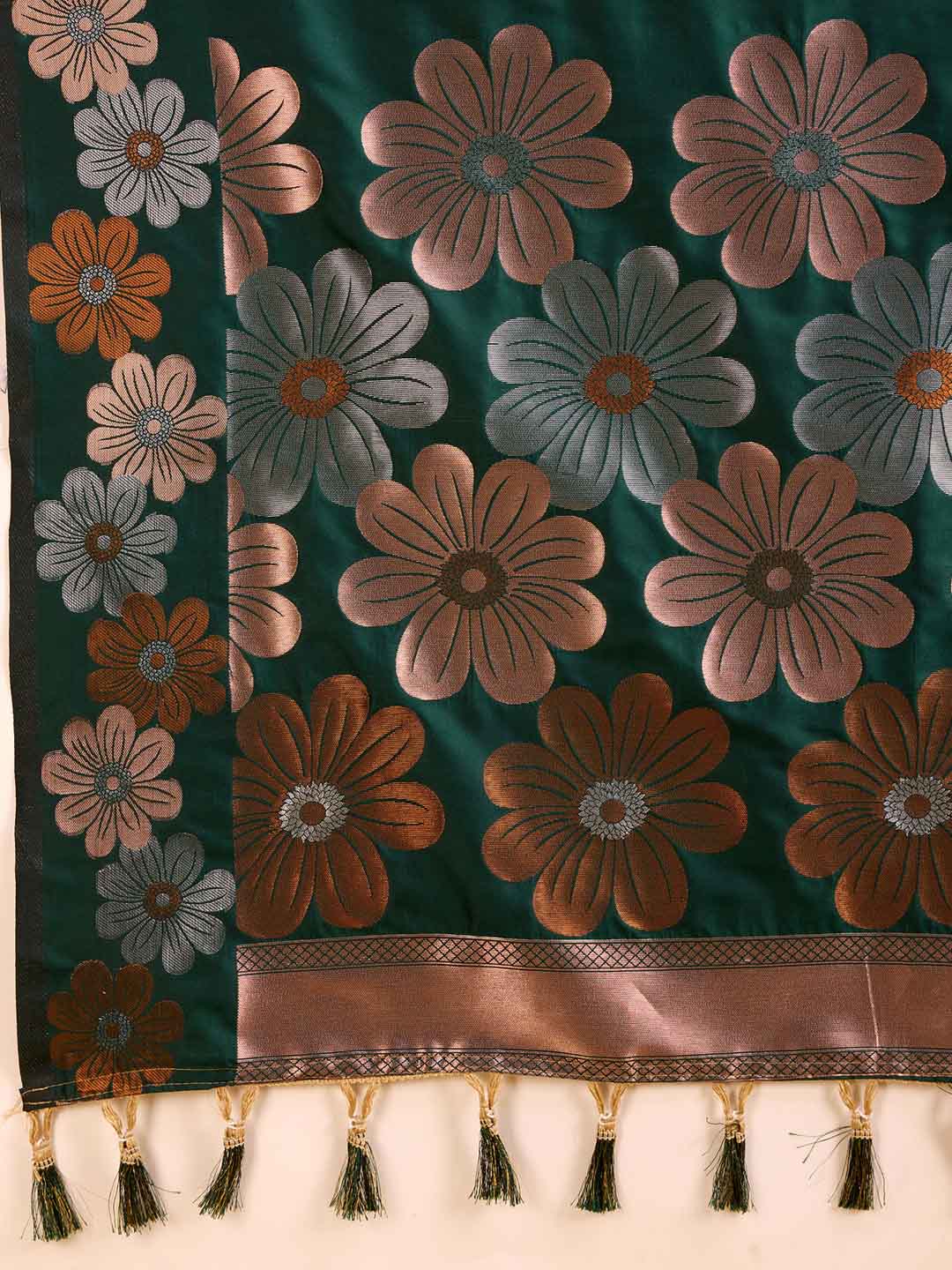 Urban Pallu Woven Design Silk Blend Party Saree