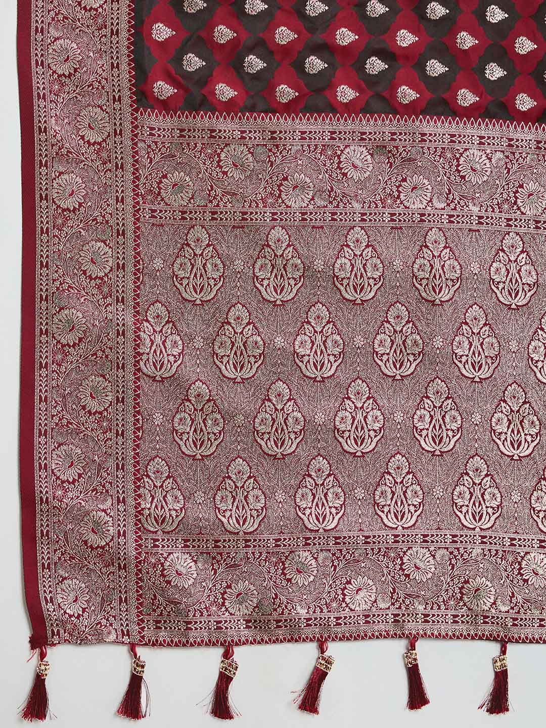 Urban Pallu Woven Design Silk Blend Party Saree