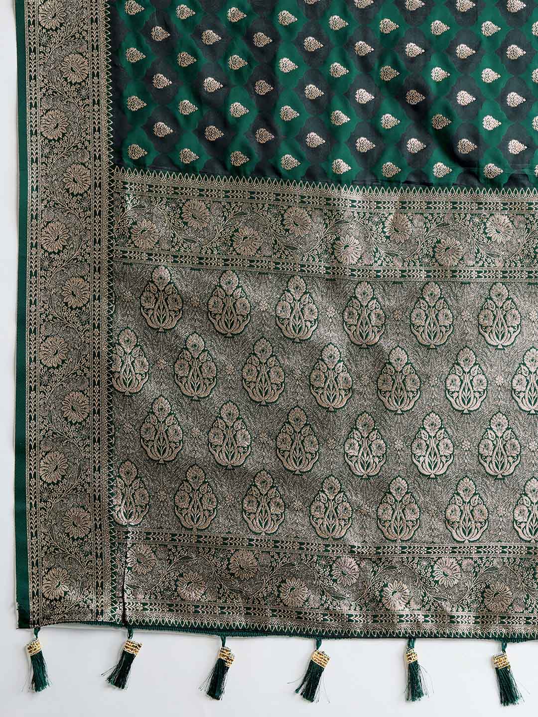 Urban Pallu Woven Design Silk Blend Party Saree