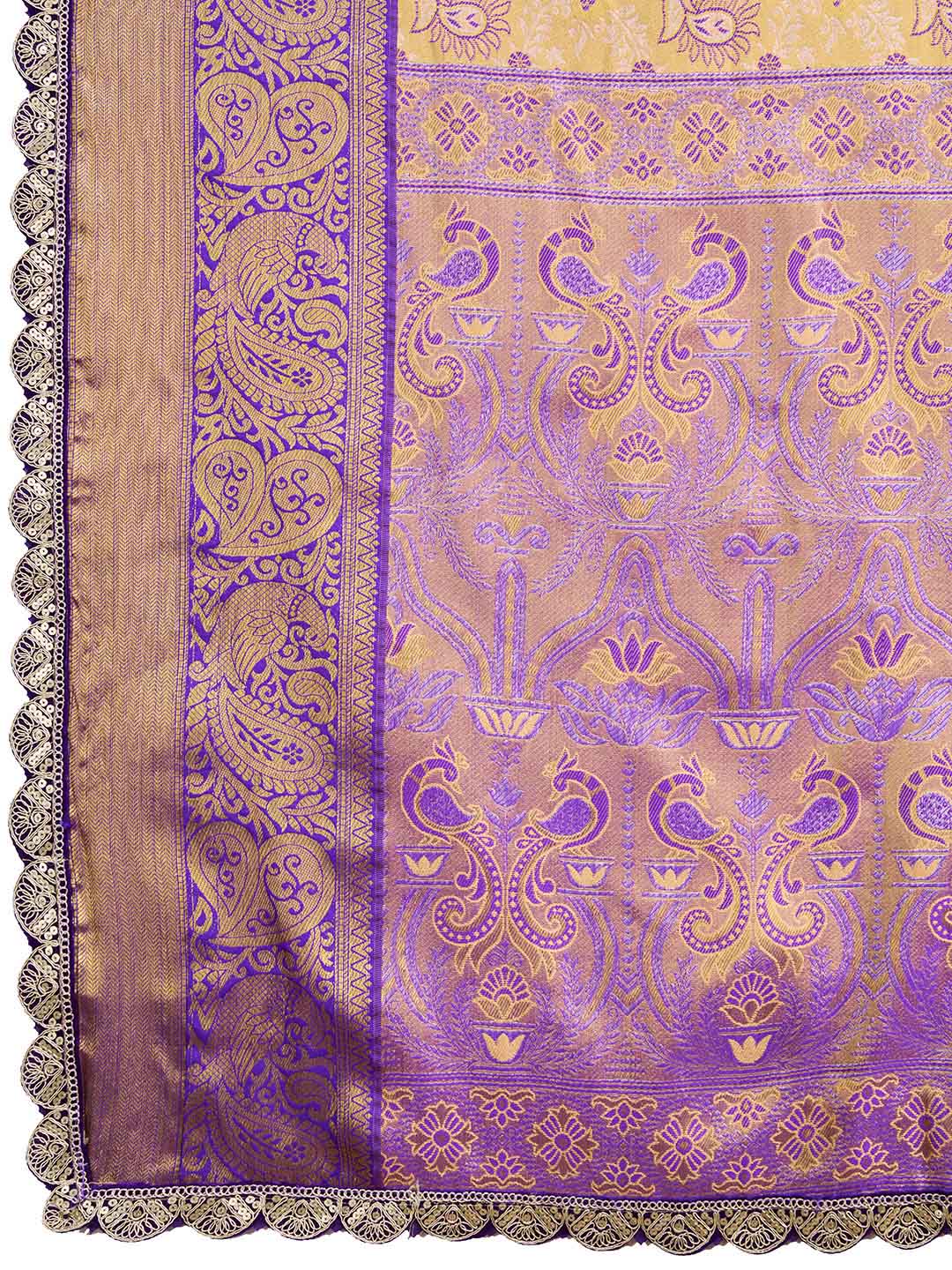 Urban Pallu Woven Design Silk Blend Party Saree