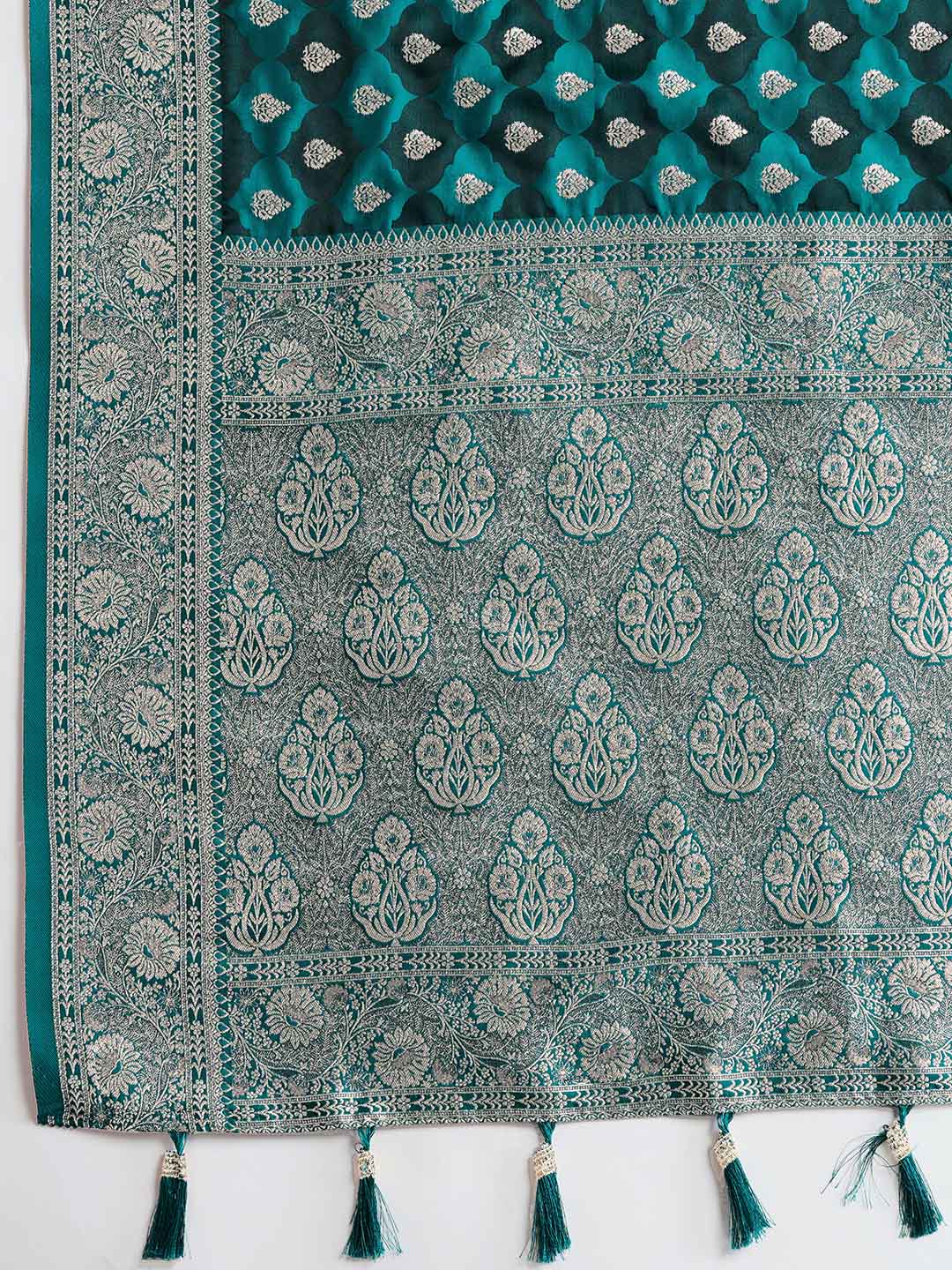 Urban Pallu Woven Design Silk Blend Party Saree