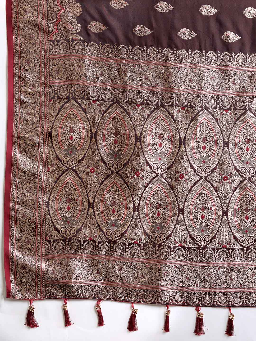 Urban Pallu Woven Design Silk Blend Party Saree