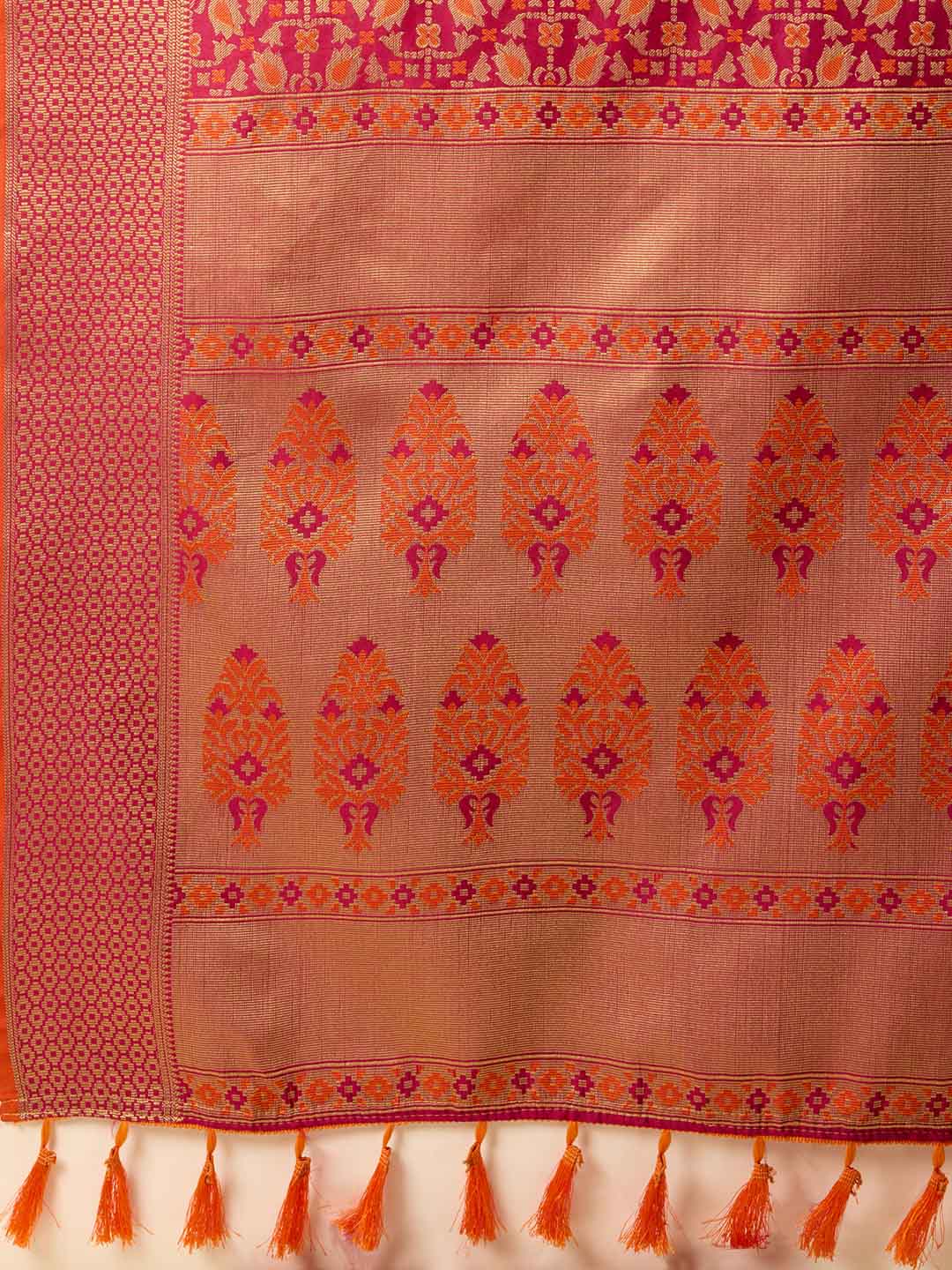 Urban Pallu Woven Design Silk Blend Party Saree
