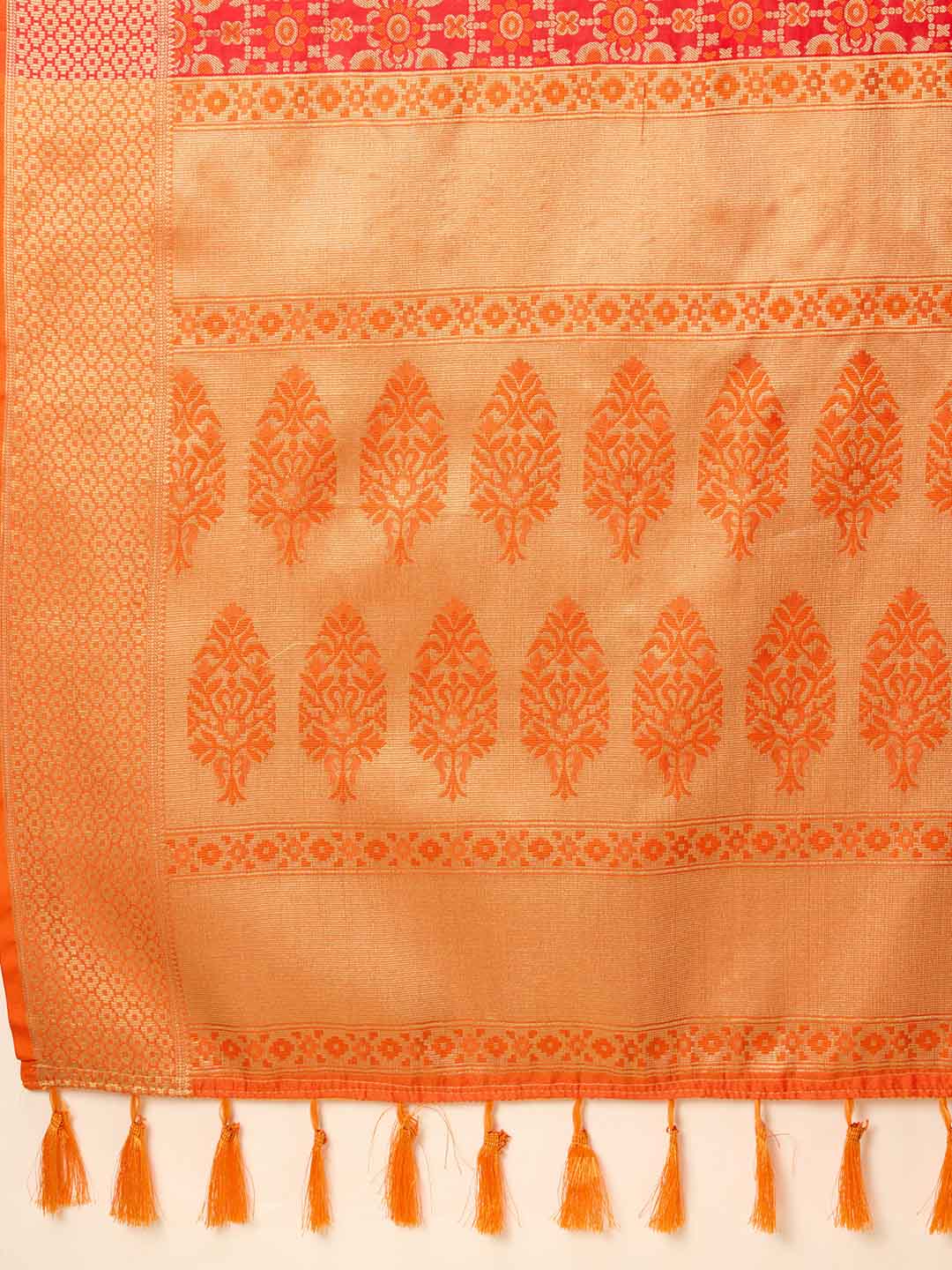 Urban Pallu Woven Design Silk Blend Party Saree