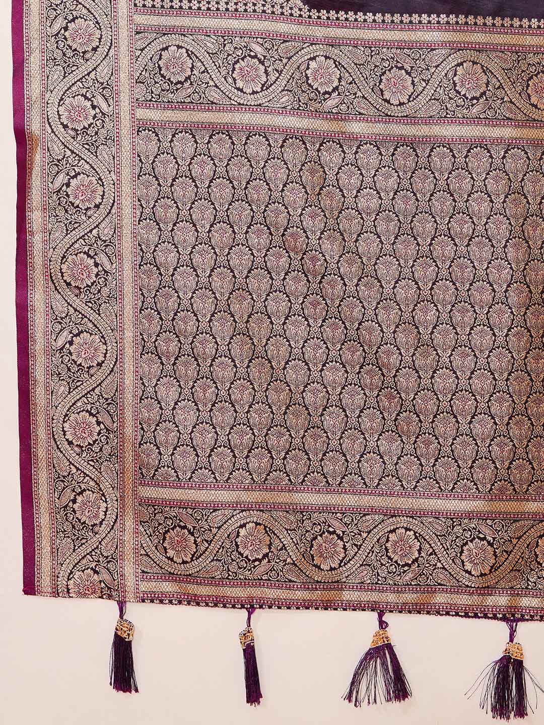 Urban Pallu Woven Design Silk Blend Party Saree