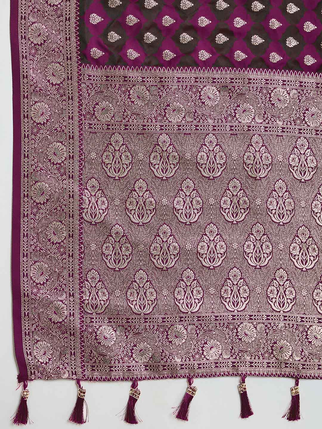 Urban Pallu Woven Design Silk Blend Party Saree