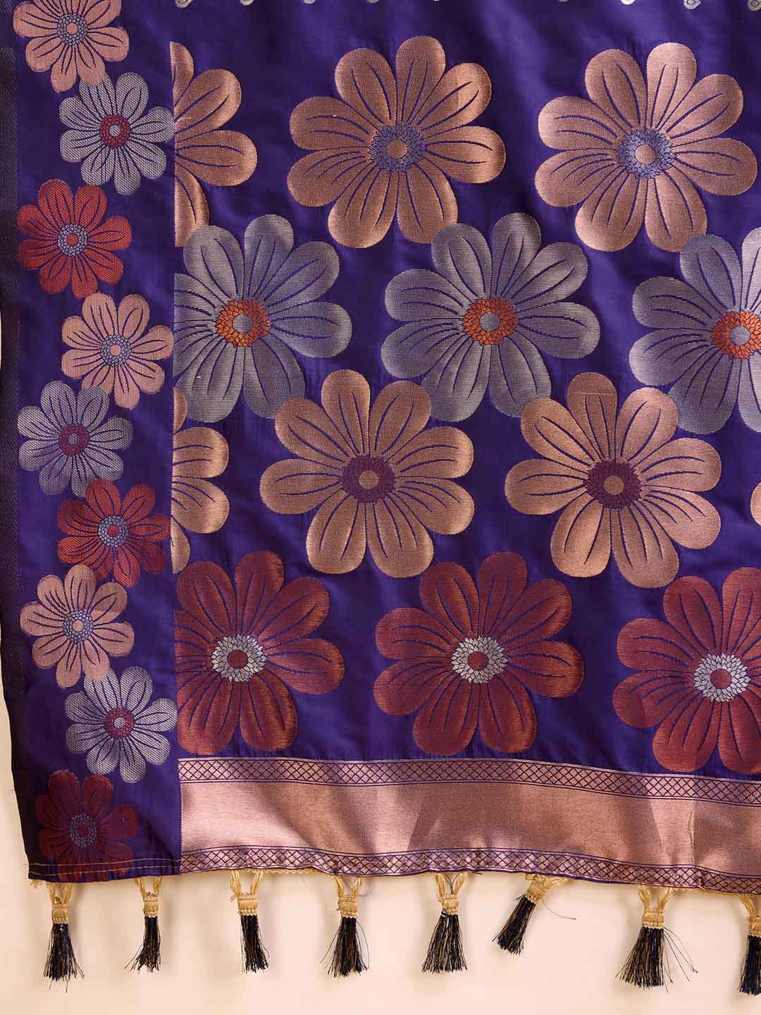 Urban Pallu Woven Design Silk Blend Party Saree