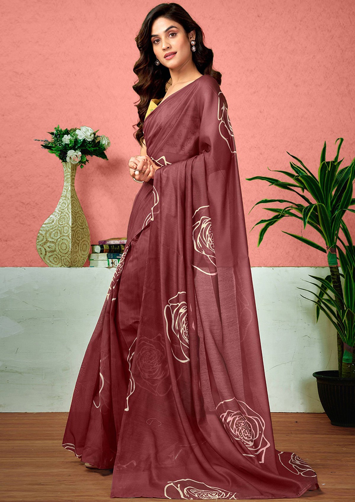 Urban Pallu Woven Design Pure Cotton Daily Saree