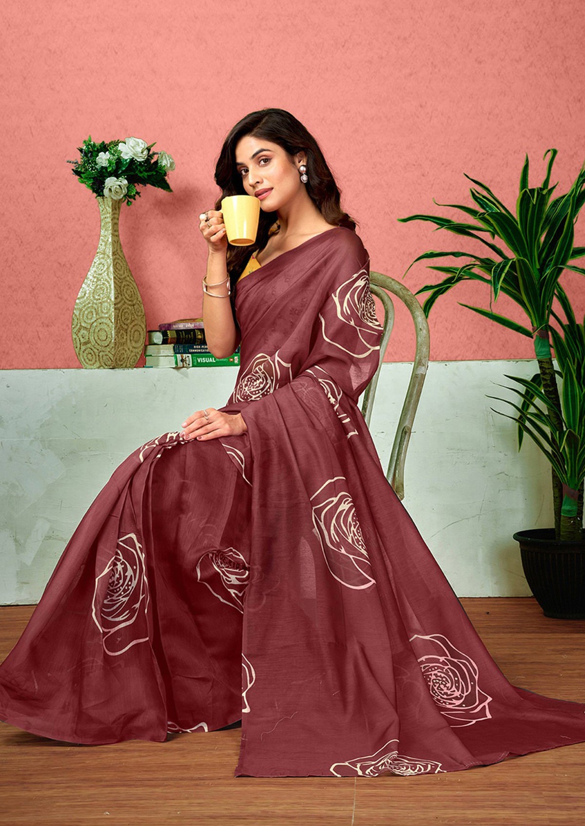 Urban Pallu Woven Design Pure Cotton Daily Saree