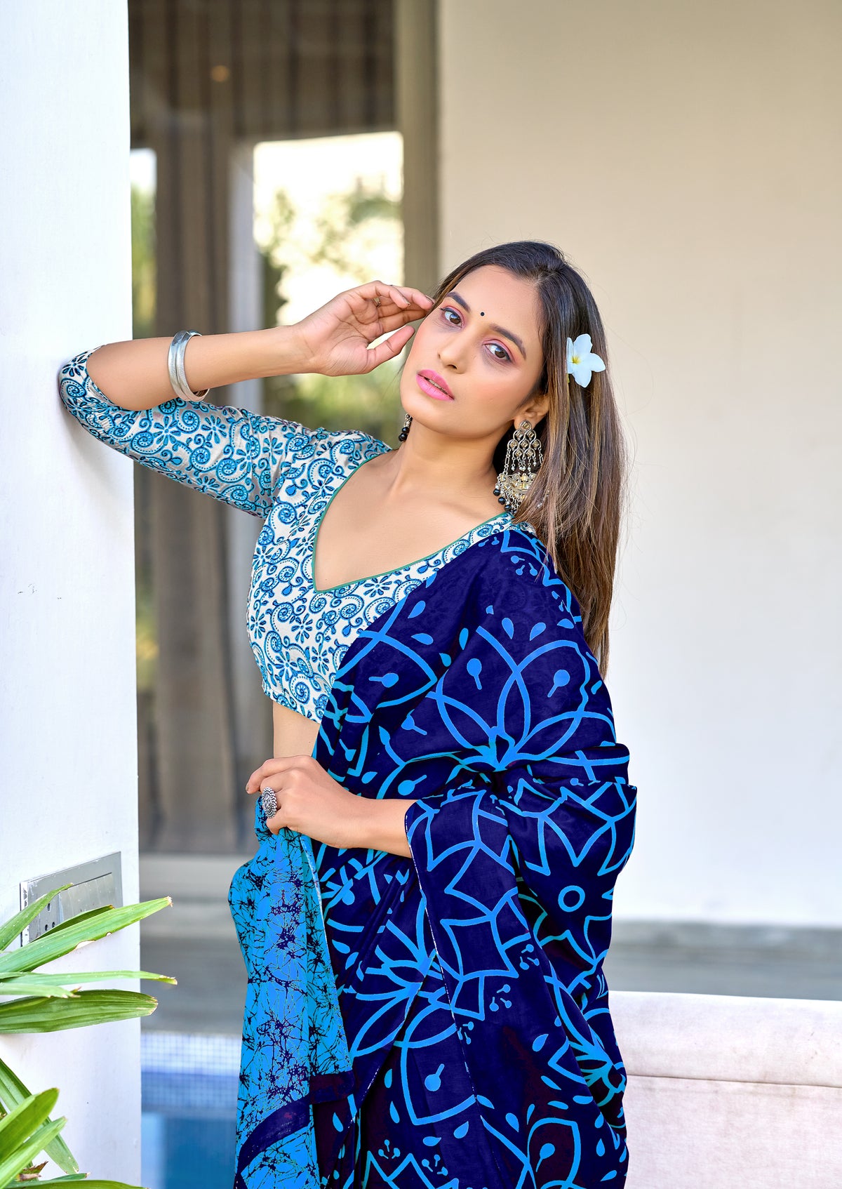 Urban Pallu Woven Design Pure Cotton Daily Saree