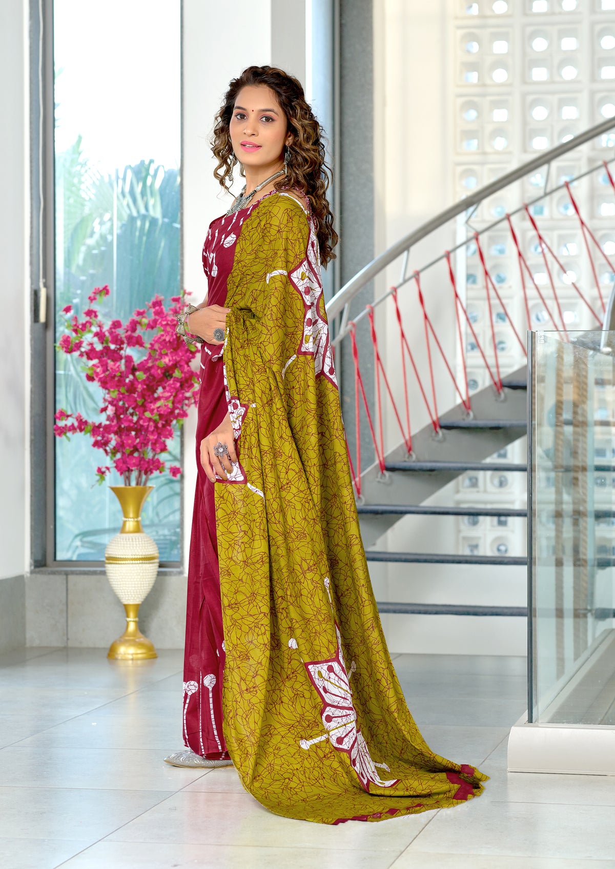 Urban Pallu Woven Design Pure Cotton Daily Saree