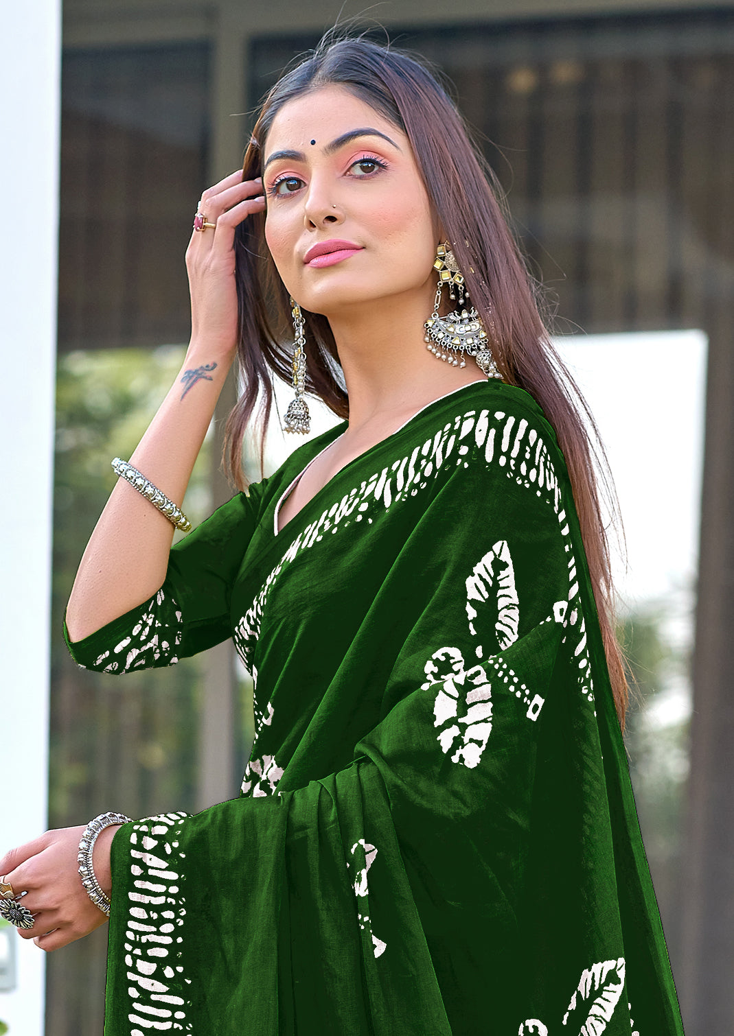 Urban Pallu Woven Design Pure Cotton Daily Saree