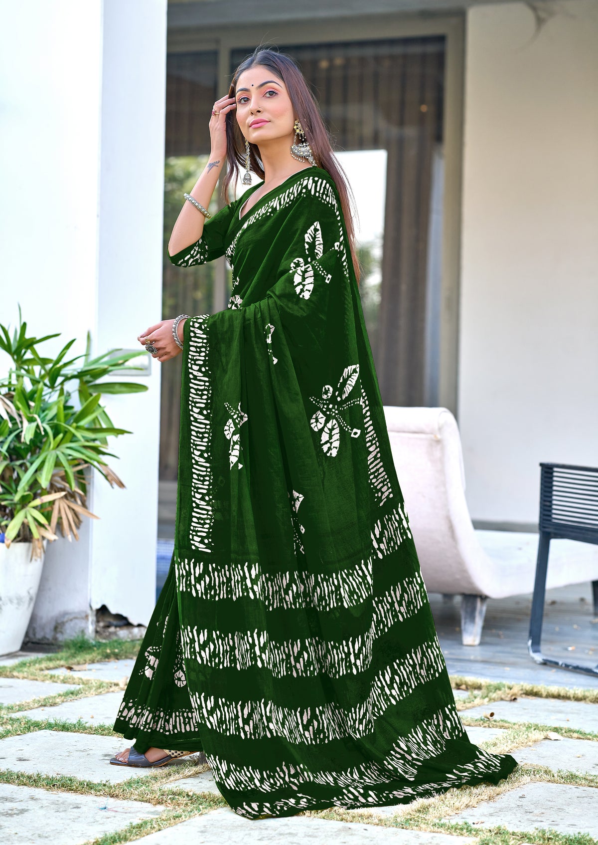 Urban Pallu Woven Design Pure Cotton Daily Saree