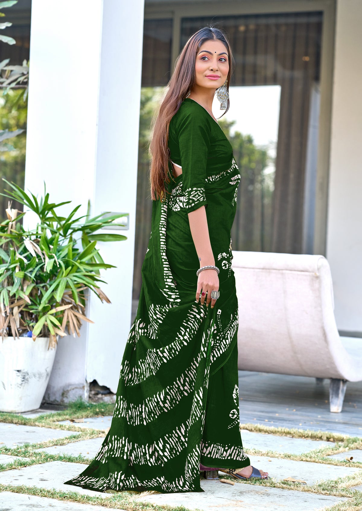 Urban Pallu Woven Design Pure Cotton Daily Saree