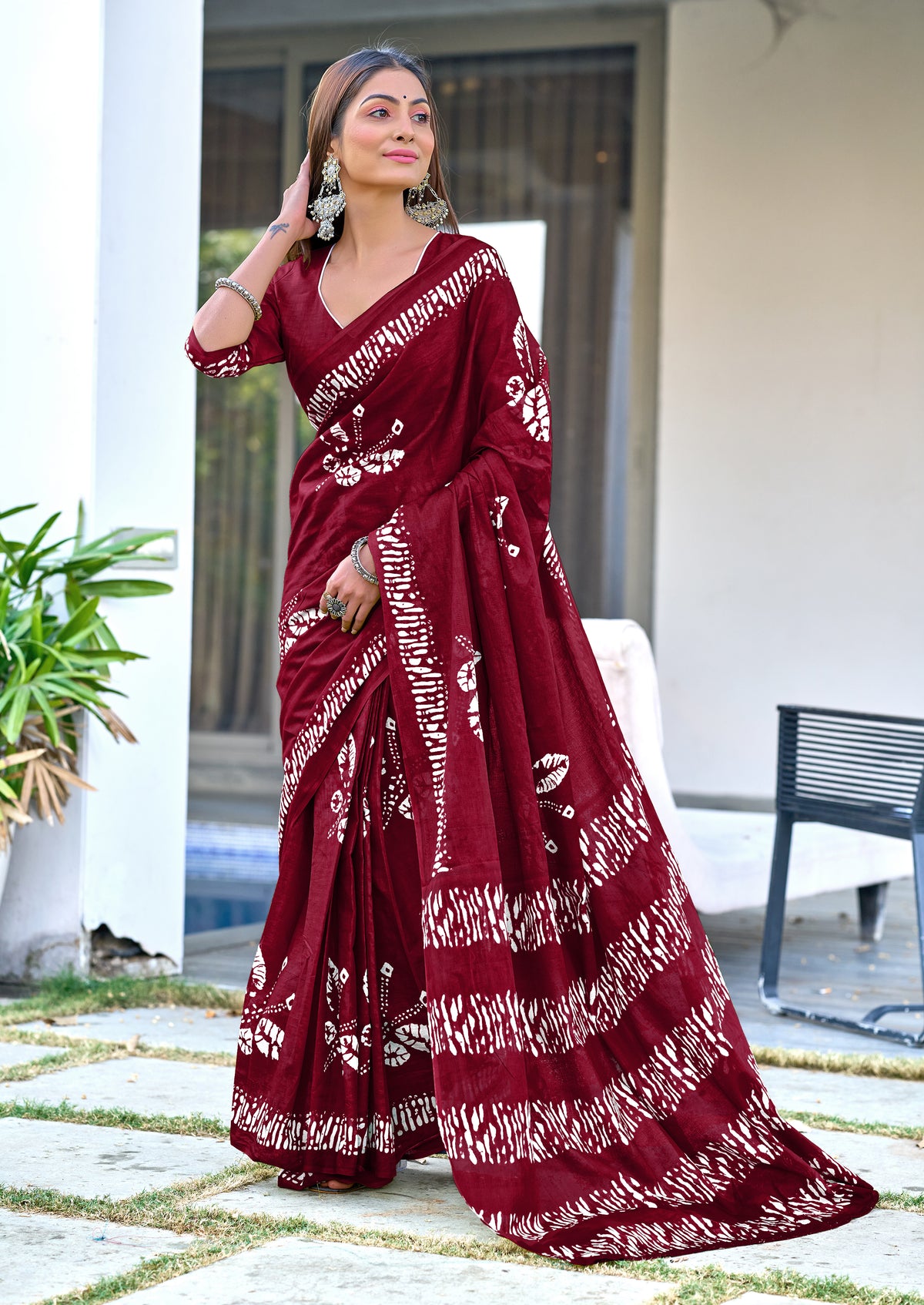 Urban Pallu Woven Design Pure Cotton Daily Saree