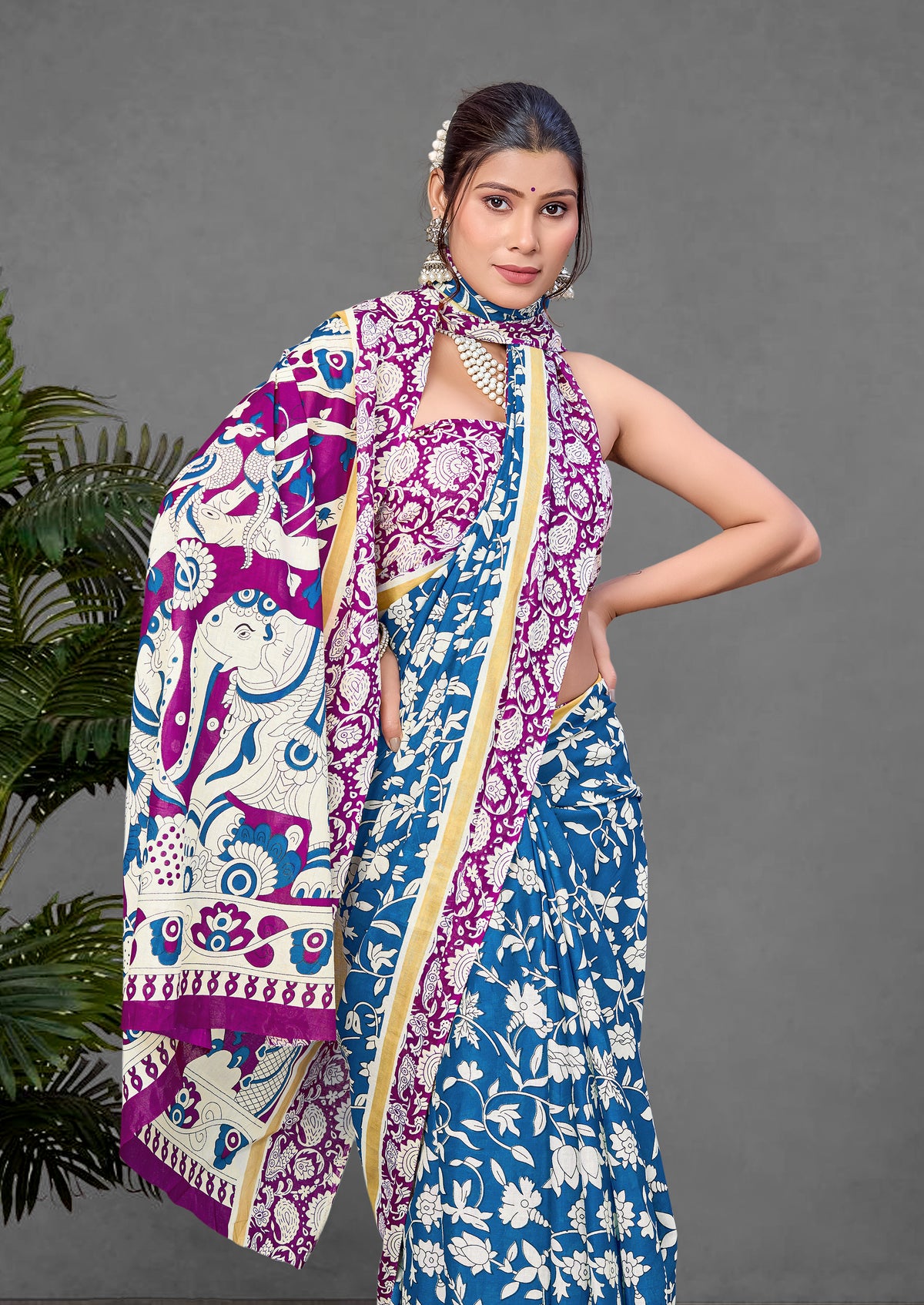 Urban Pallu Woven Design Pure Cotton Daily Saree