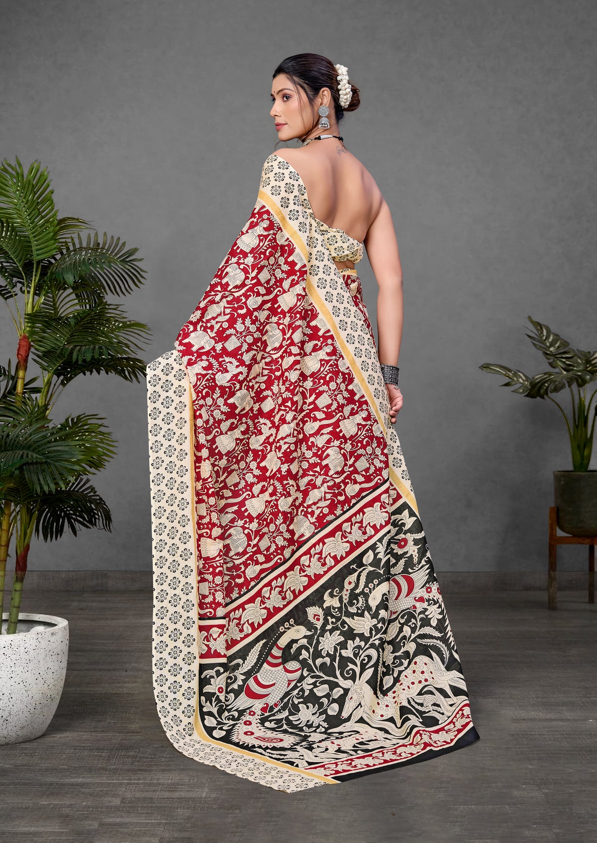Urban Pallu Woven Design Pure Cotton Daily Saree