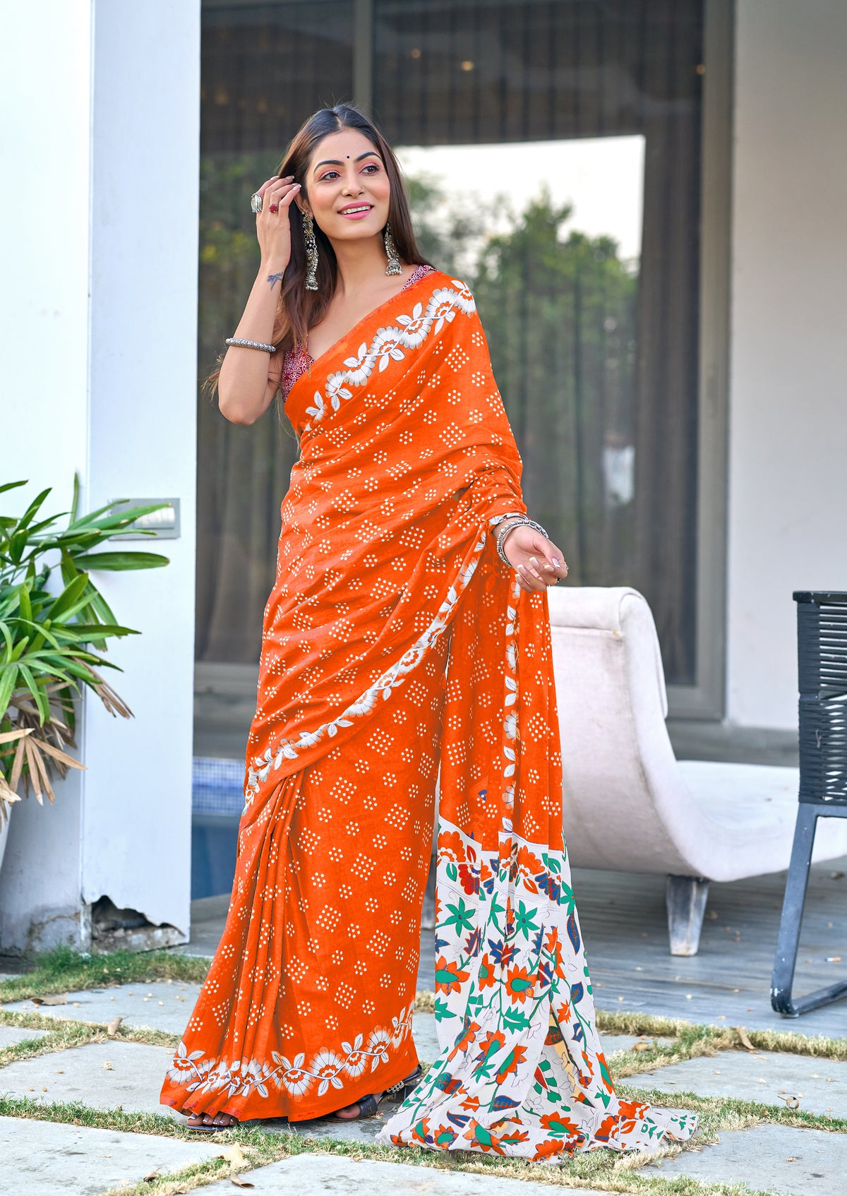 Urban Pallu Woven Design Pure Cotton Daily Saree