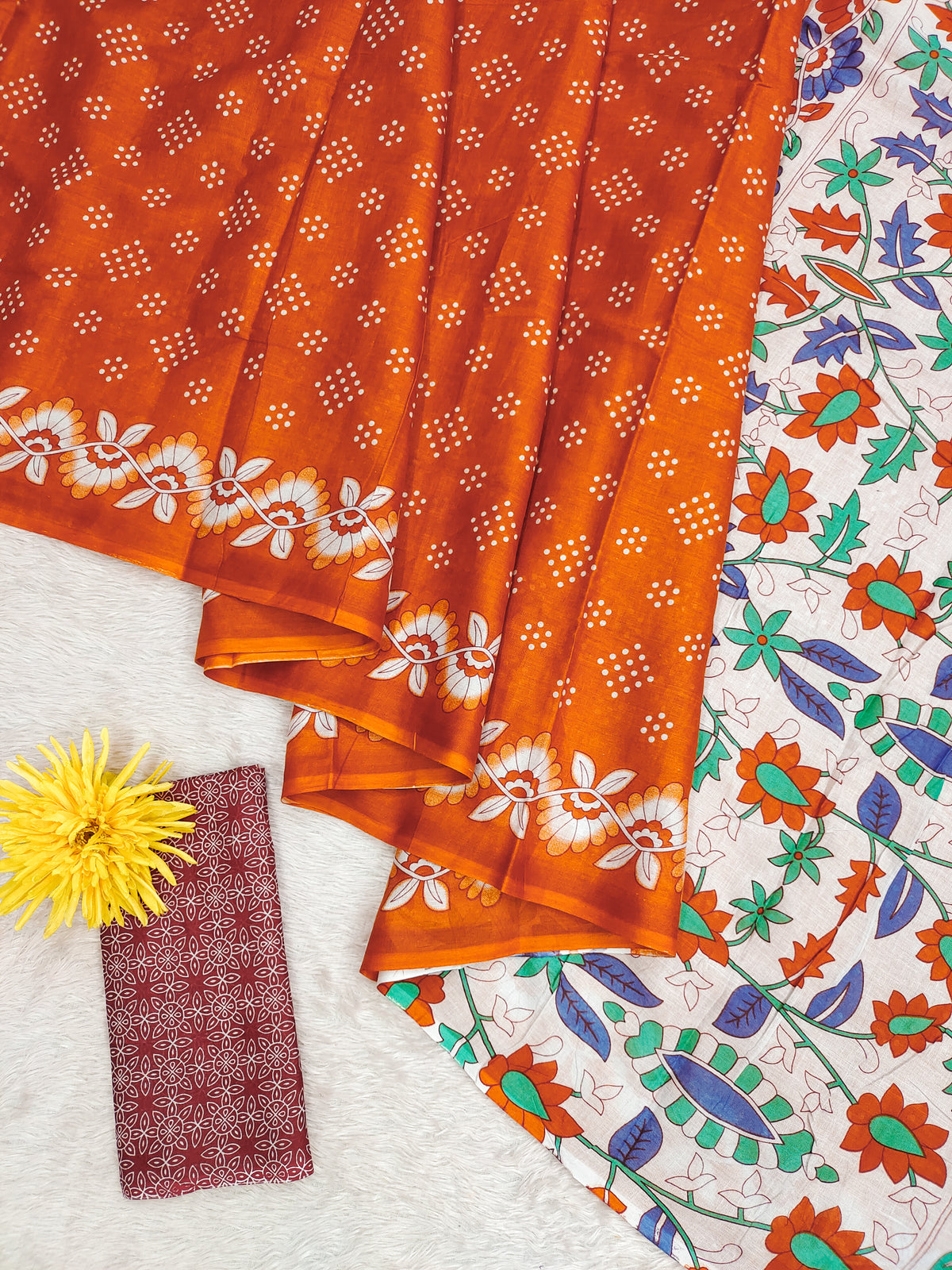 Urban Pallu Woven Design Pure Cotton Daily Saree