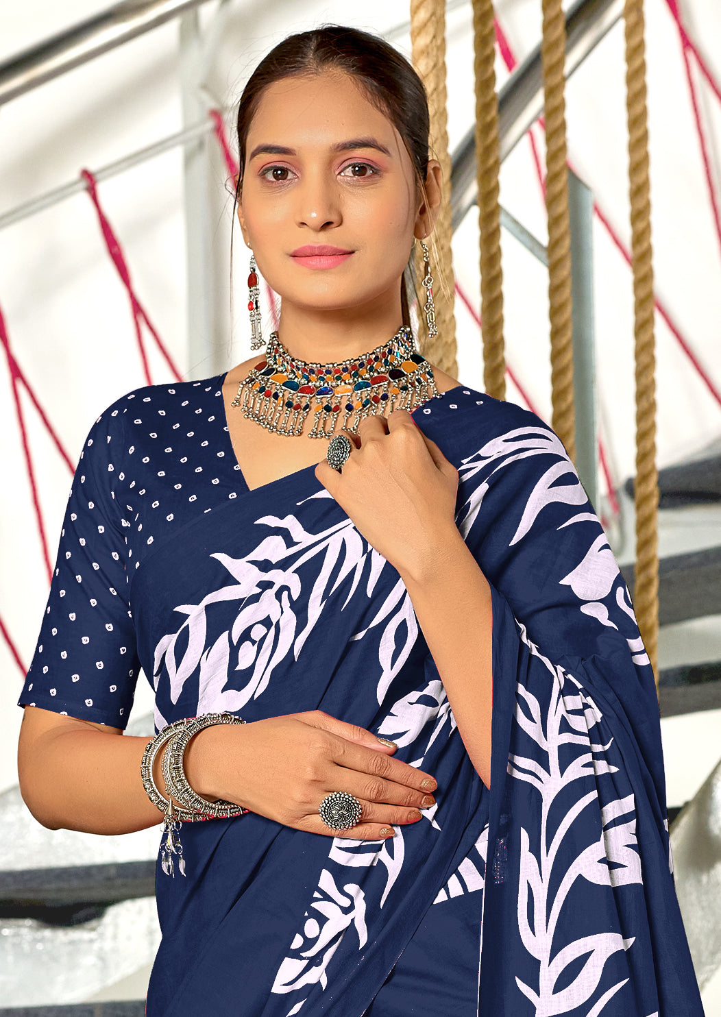 Urban Pallu Woven Design Pure Cotton Daily Saree