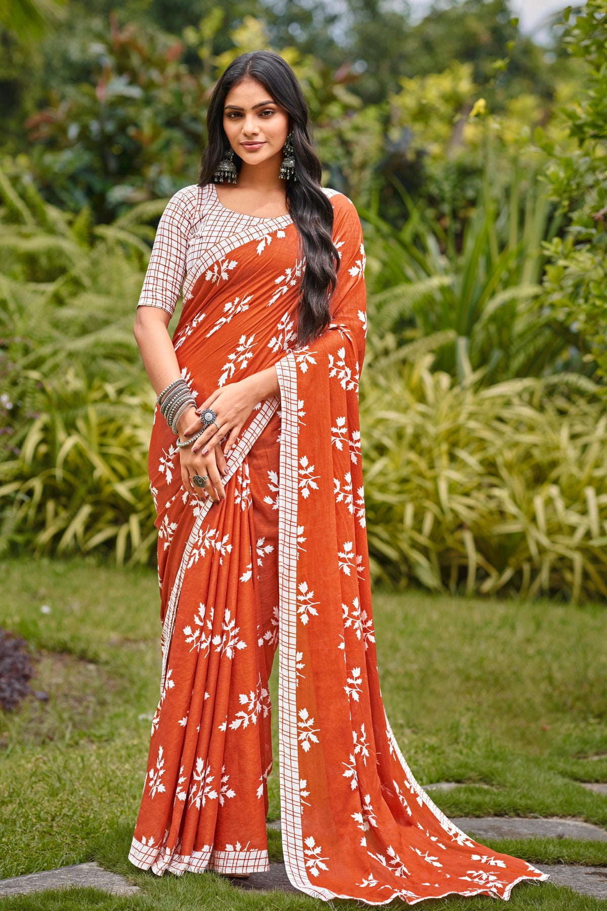 Urban Pallu Woven Design Pure Cotton Daily Saree