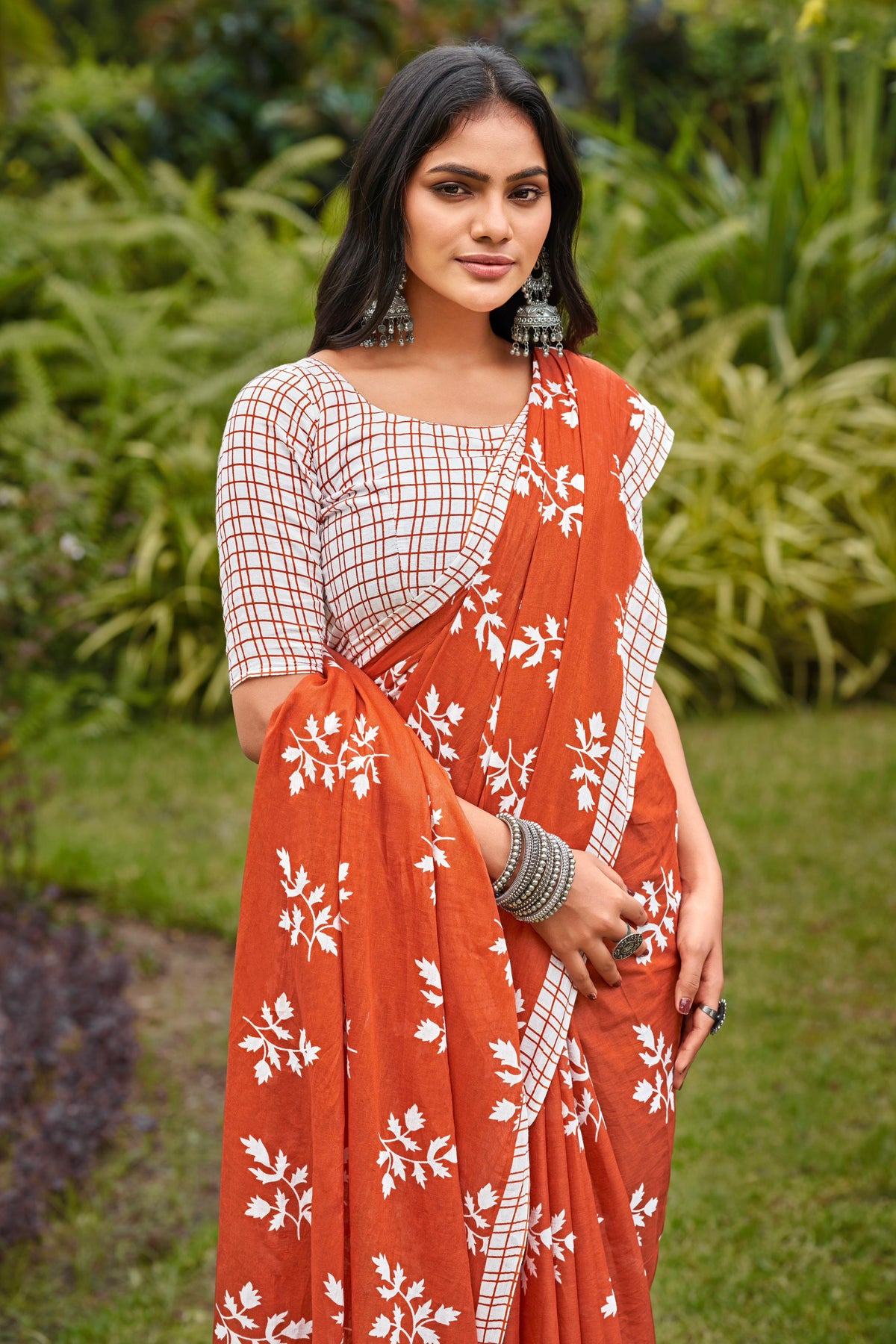 Urban Pallu Woven Design Pure Cotton Daily Saree