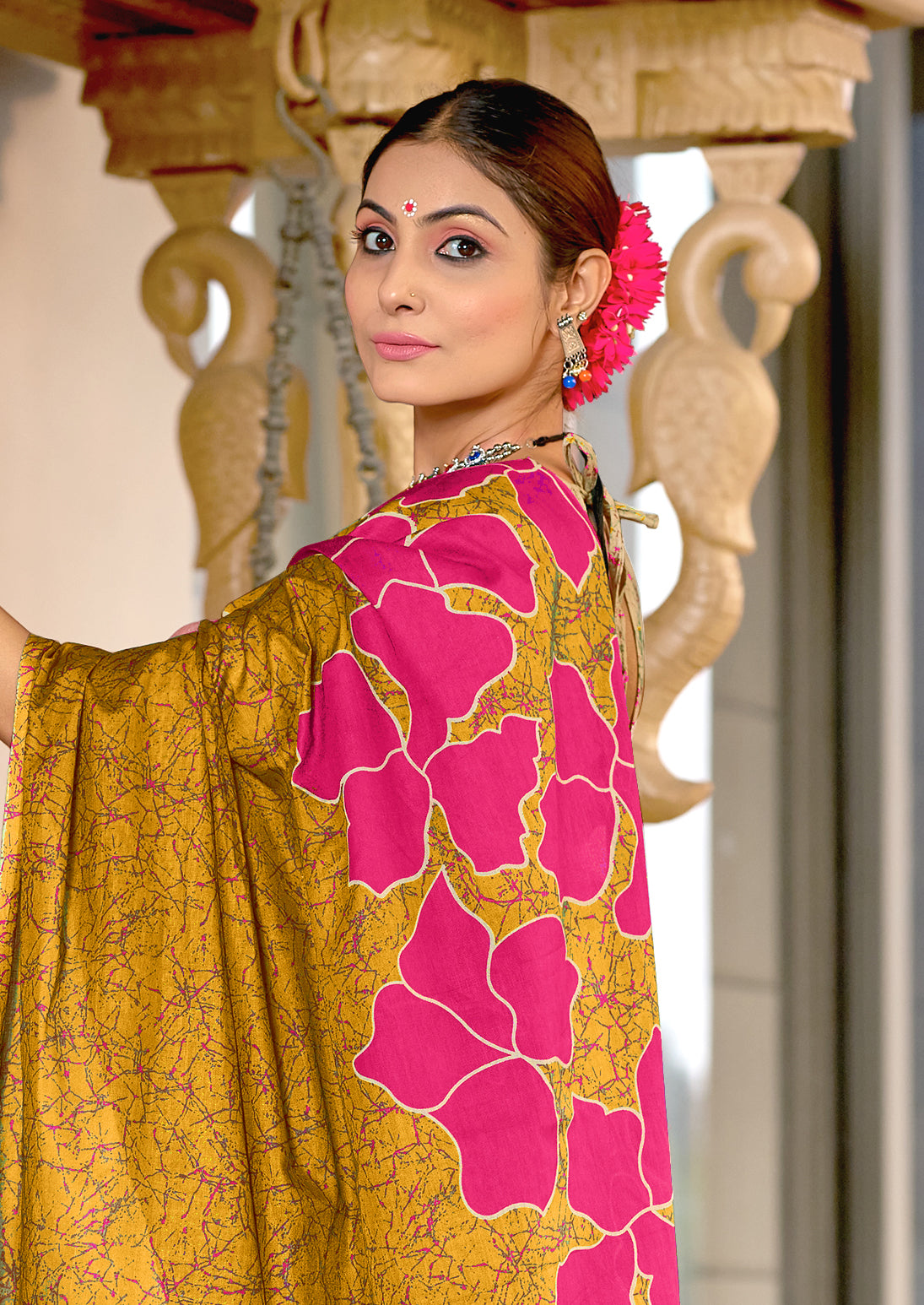 Urban Pallu Woven Design Pure Cotton Daily Saree