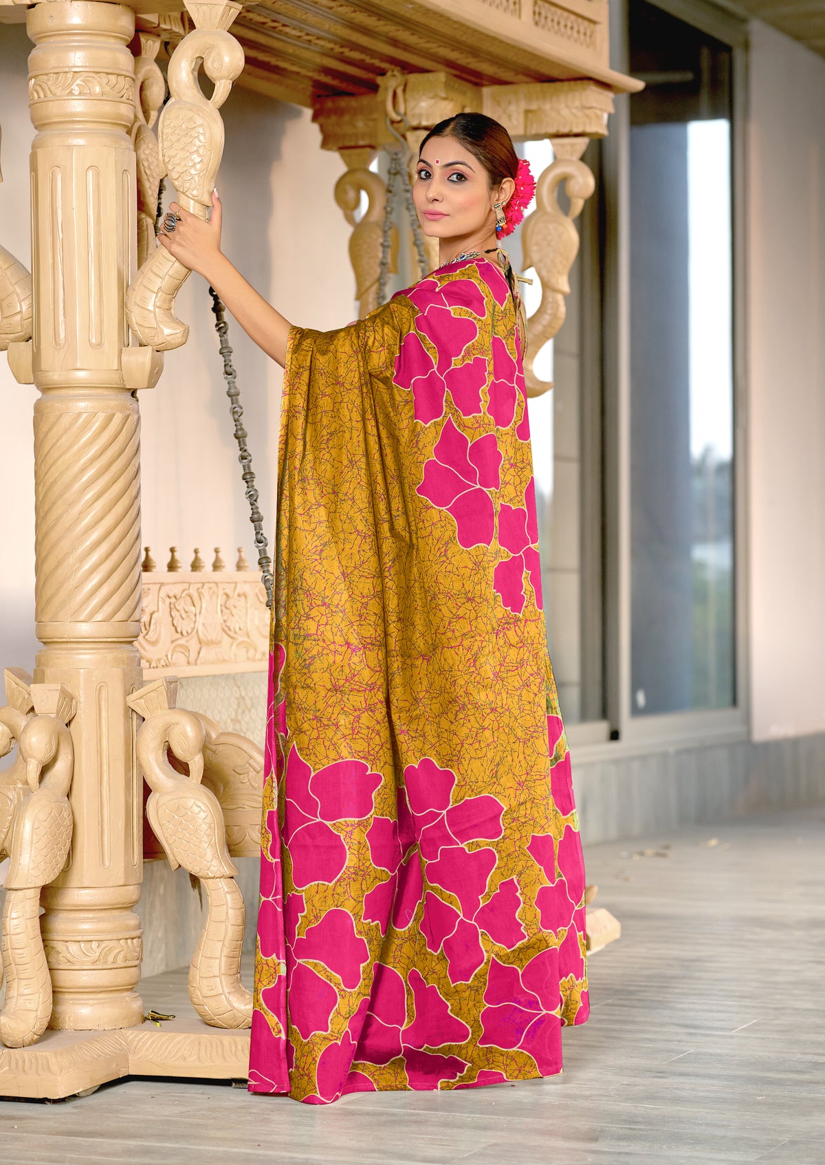 Urban Pallu Woven Design Pure Cotton Daily Saree