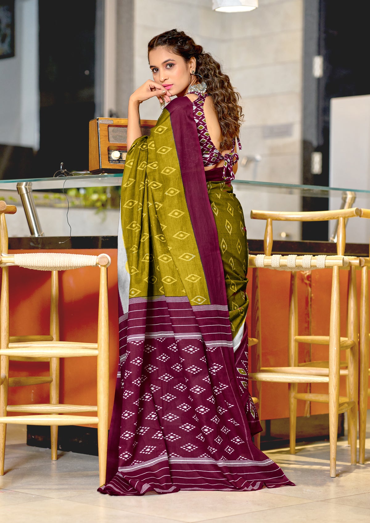 Urban Pallu Woven Design Pure Cotton Daily Saree